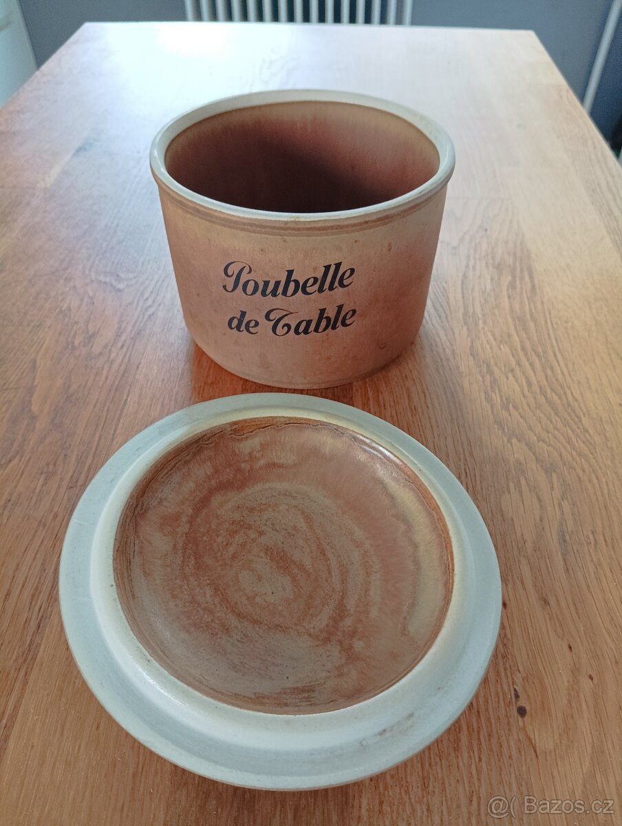 KAMENINOVÝ STOLNÍ HRNEC NA ZBYTKY Z JÍDLA RHODA CERAM - 6