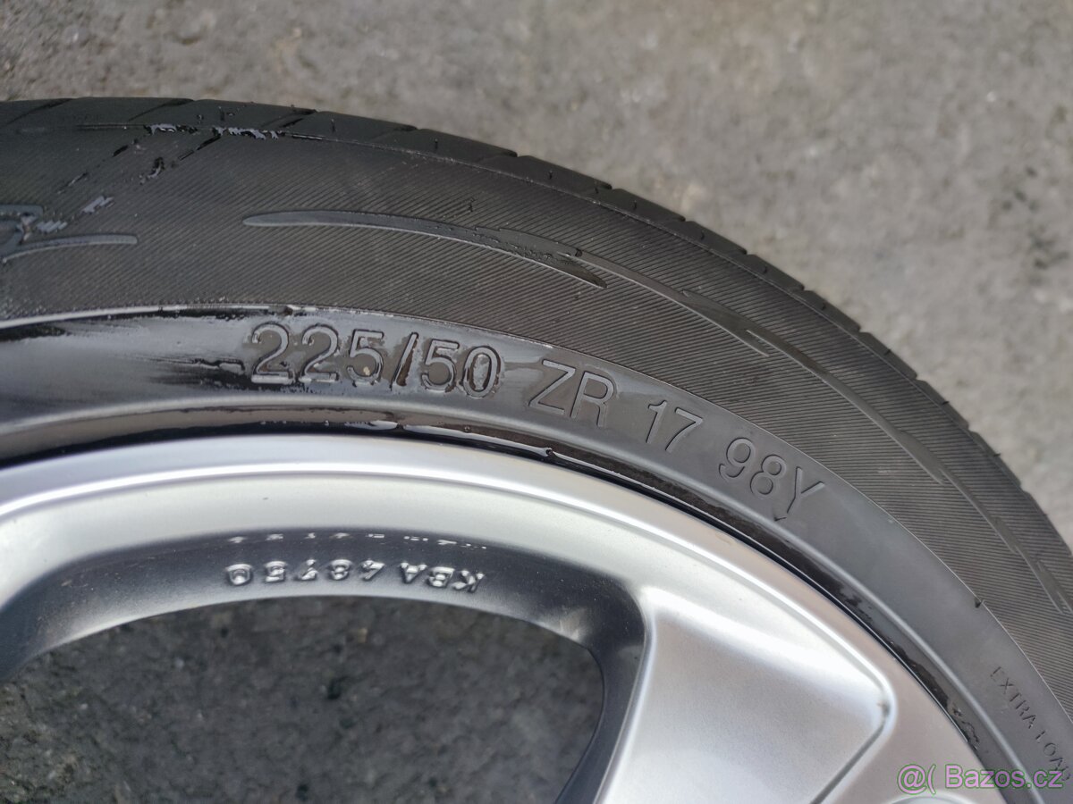 Alu kola 5x120 R17 225/50 - 6