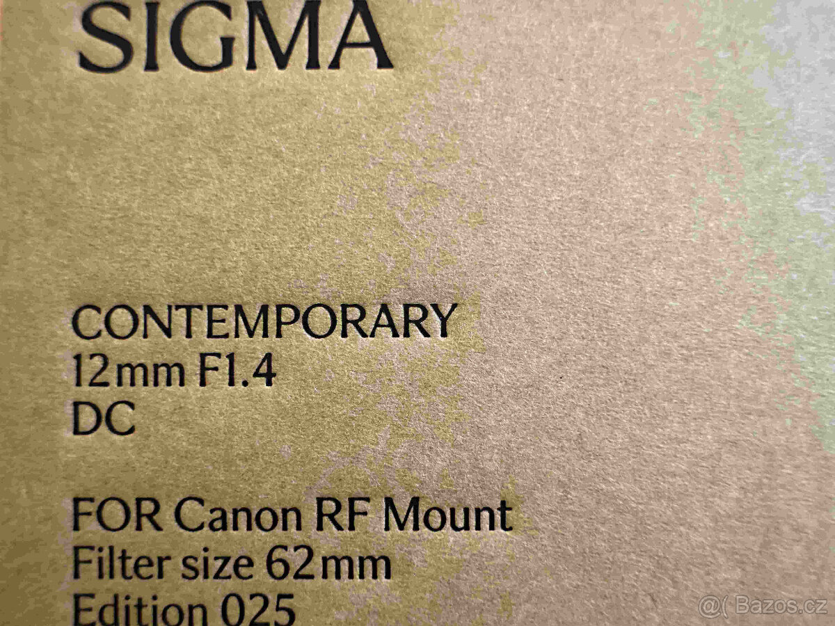 SIGMA 12mm F1.4 DC Contemporary pro Canon RF (APS-C) - 6