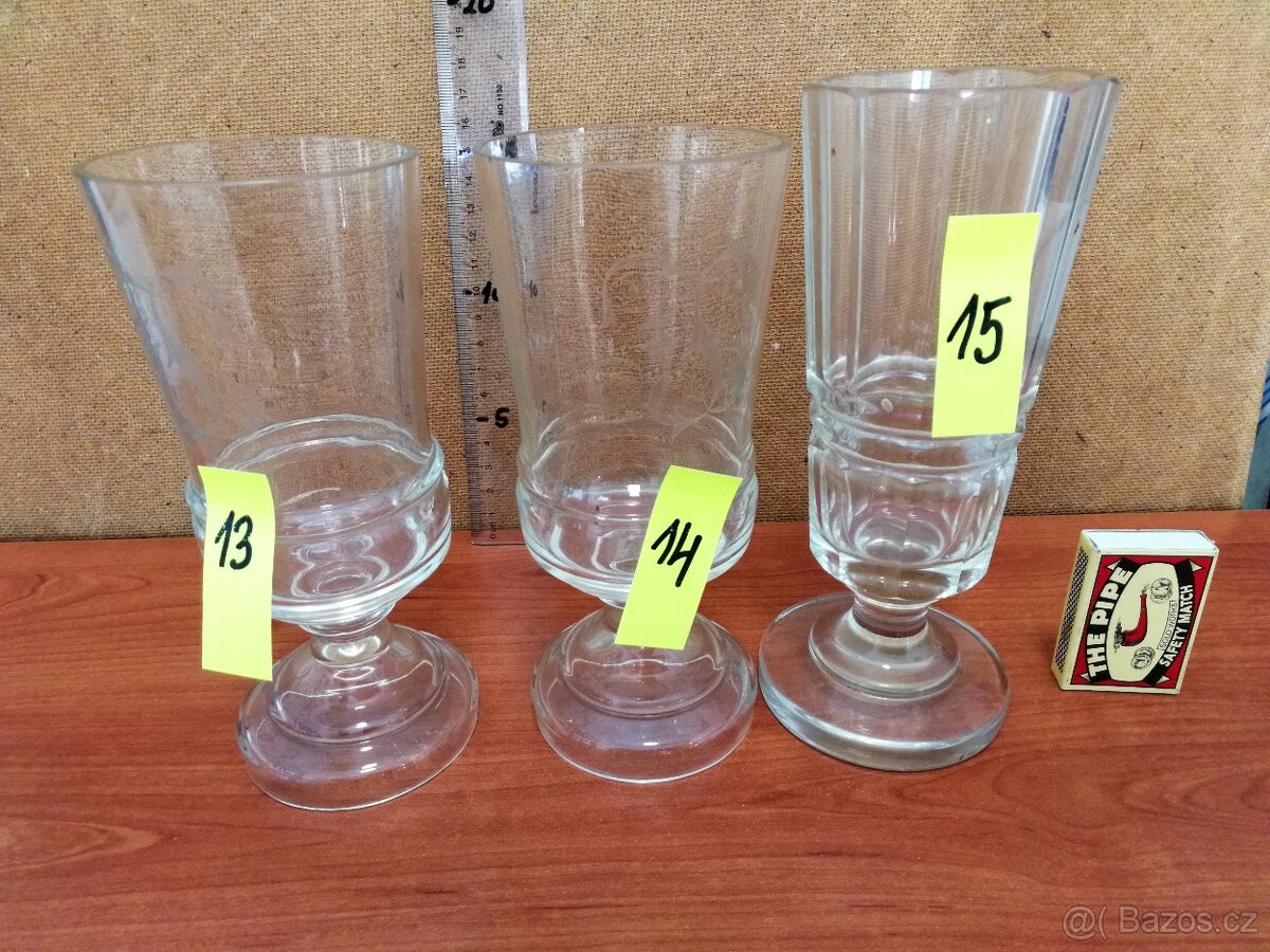 PRODÁM JEDNOTLIVÉ STARÉ SKLENIČKY - 6