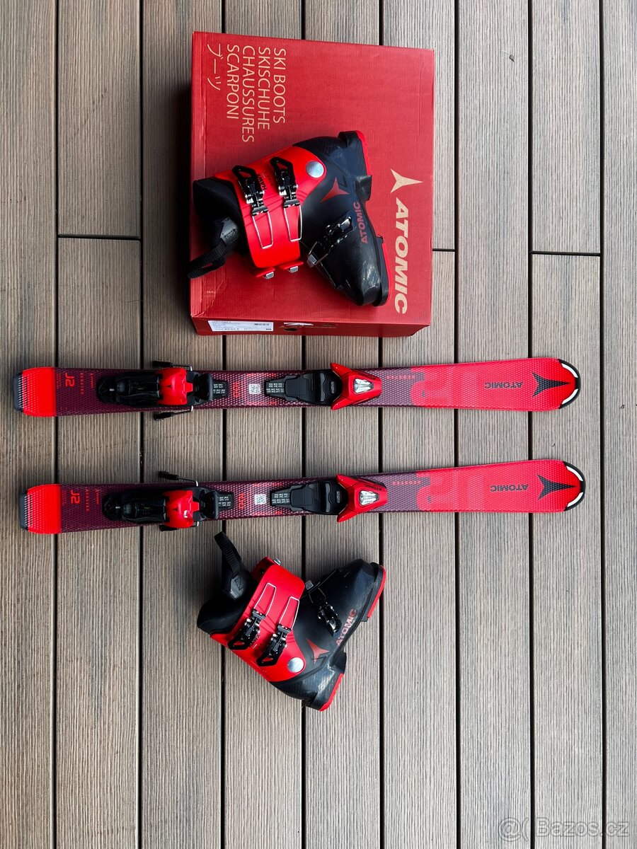 Atomic Redster 100 cm + boty 22/22,5 + Leki - 6