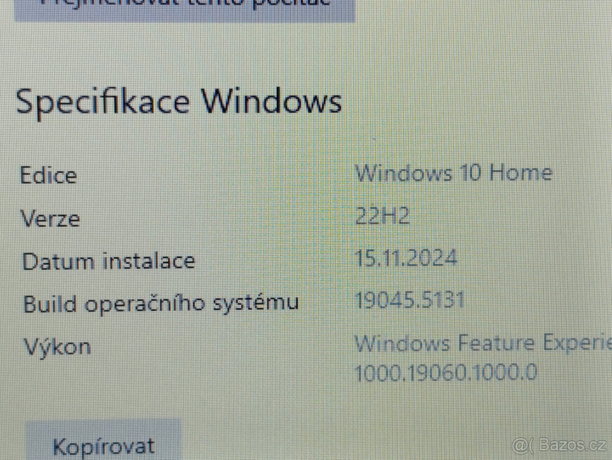 Plně funkční notebook HP. - 6