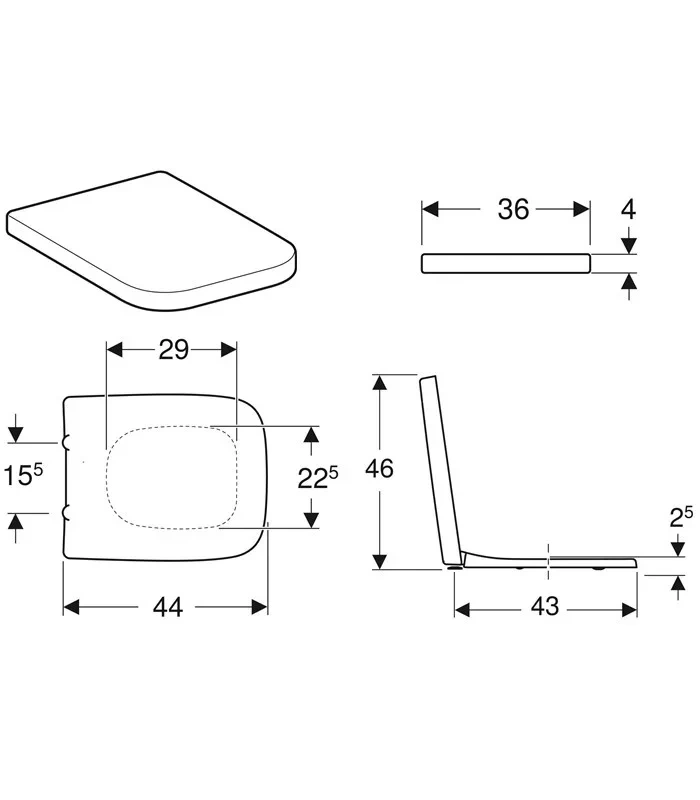 Geberit sedátko + Keramag WC - 6