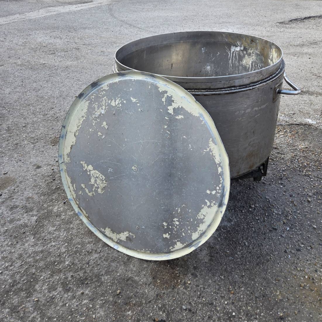 nerezový manipulačný vozík objem 350 L - 6