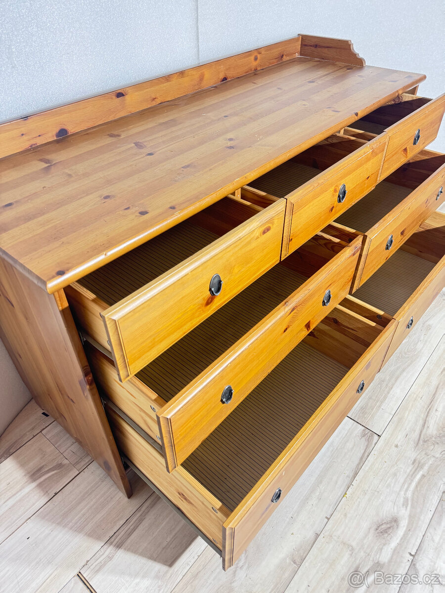 masivní dřevěný komod - 6