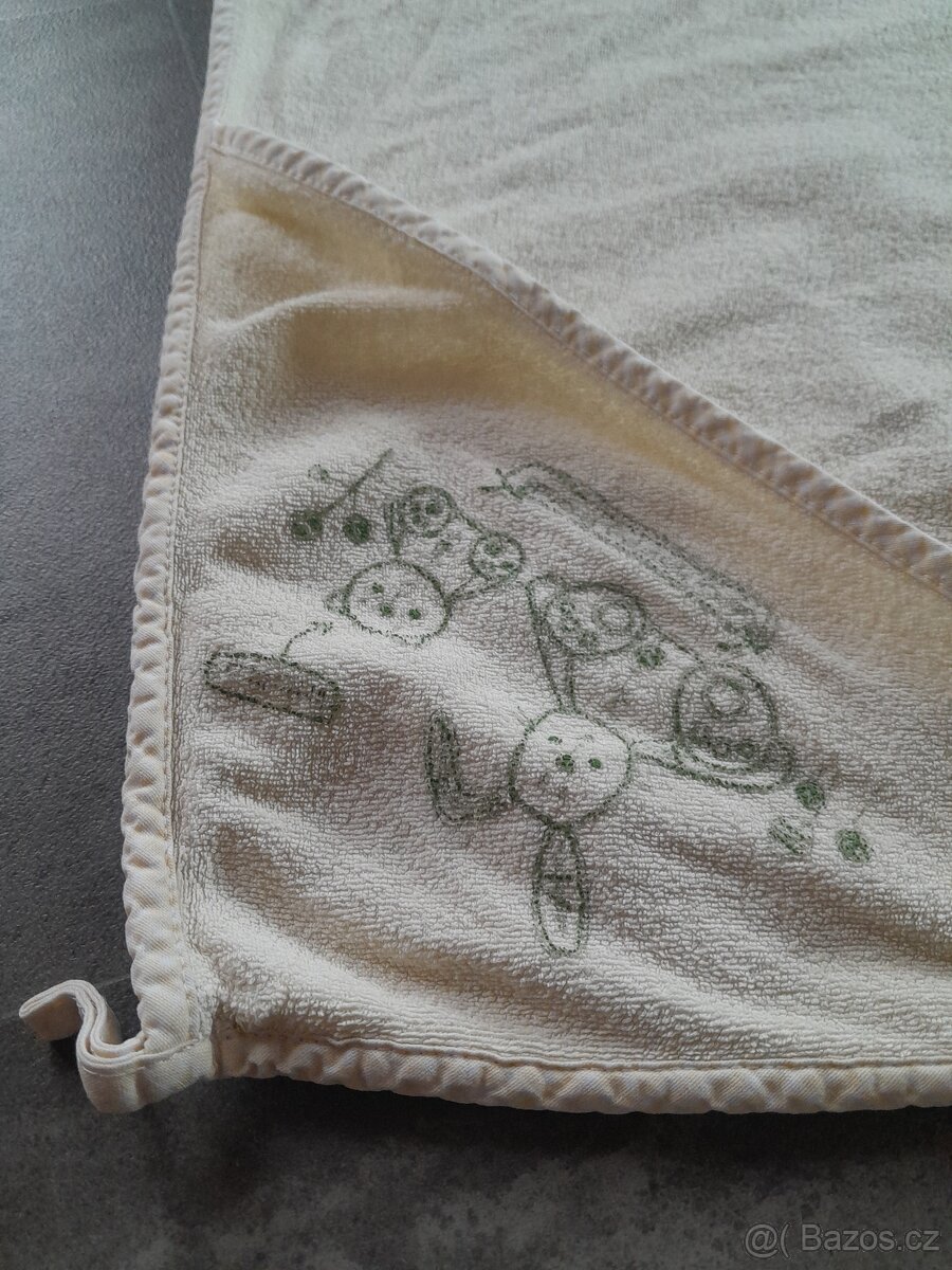 3x ručník pro miminko, 1x deka - 6