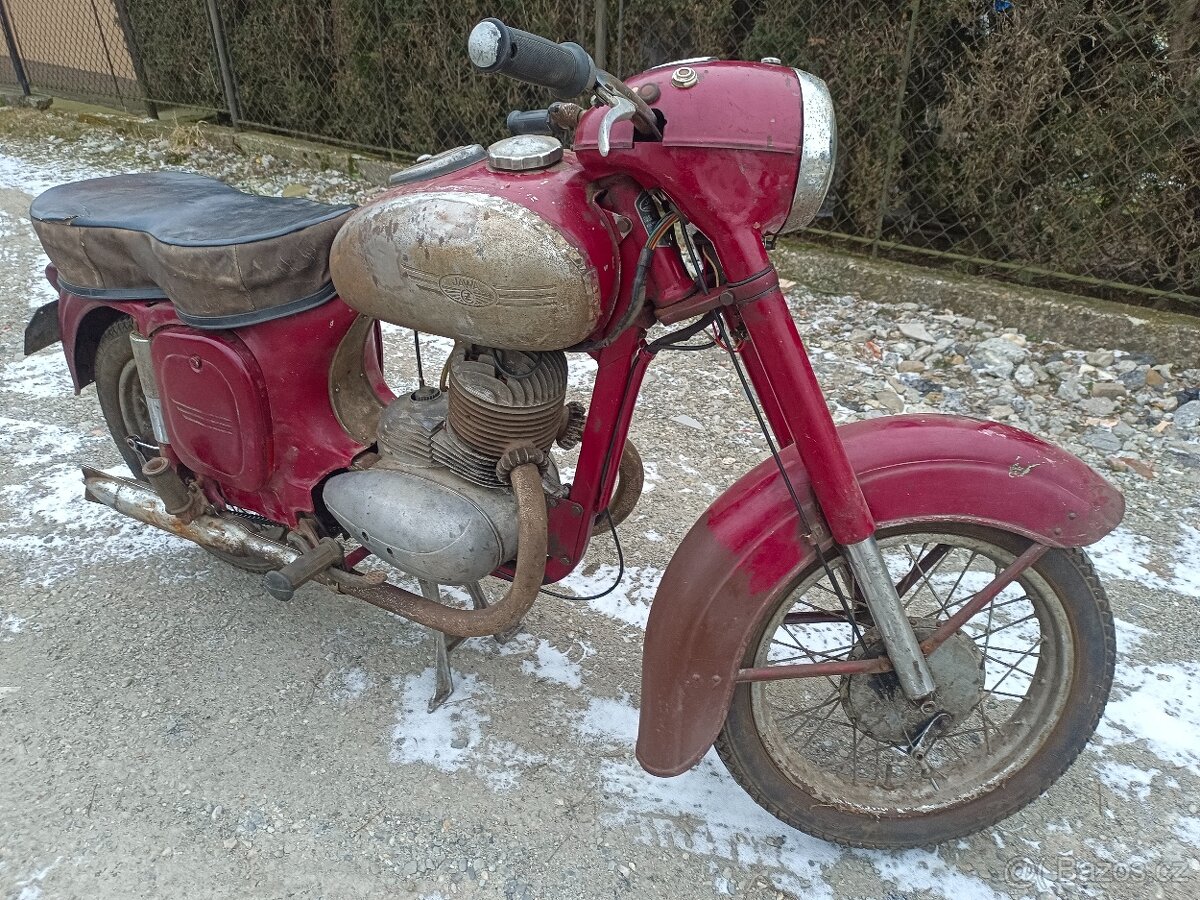 Jawa 250 půlbuben 1955 bez TP - 6