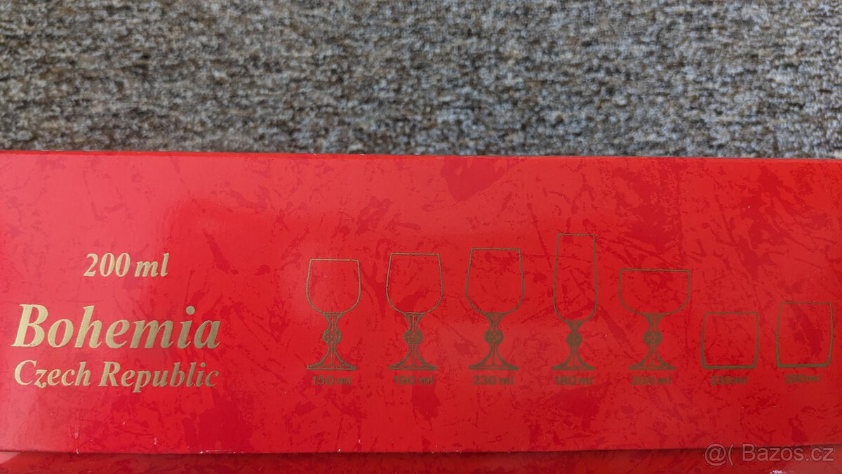Broušené šampaňské skleničky Bohemia Crystal - 6