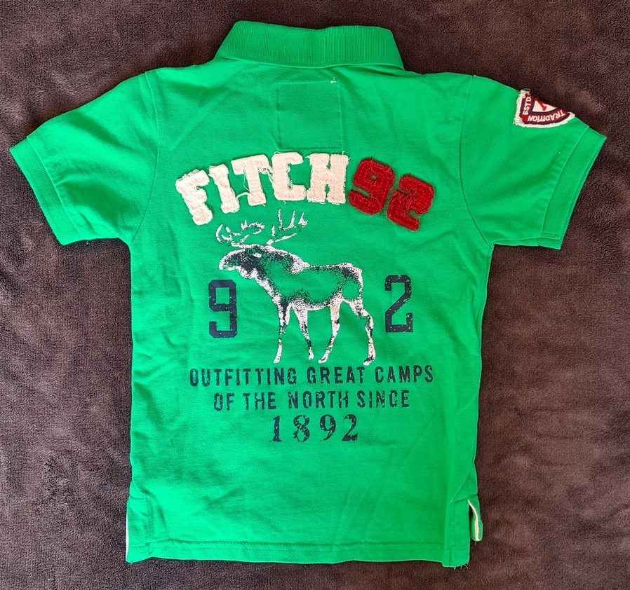 496 - DVĚ dětská polotrička ABERCROMBIE - NOVÁ - 6