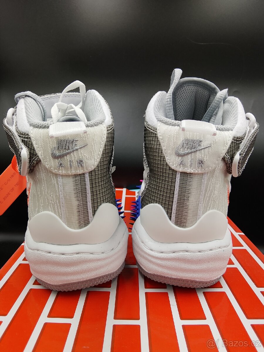 OffWhite × Nike Air Force 1 Mid White - 6
