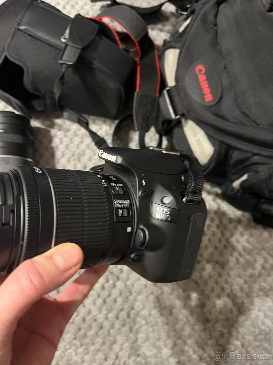Canon EOS 100D + 2 objektivy tašky - 6