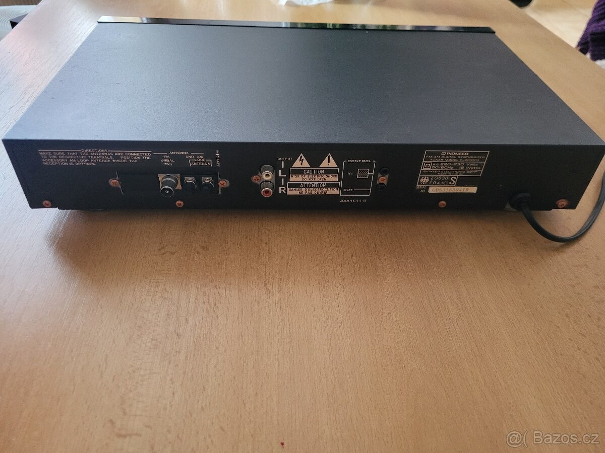 Prodám tuner PIONEER F301 RDS - 6