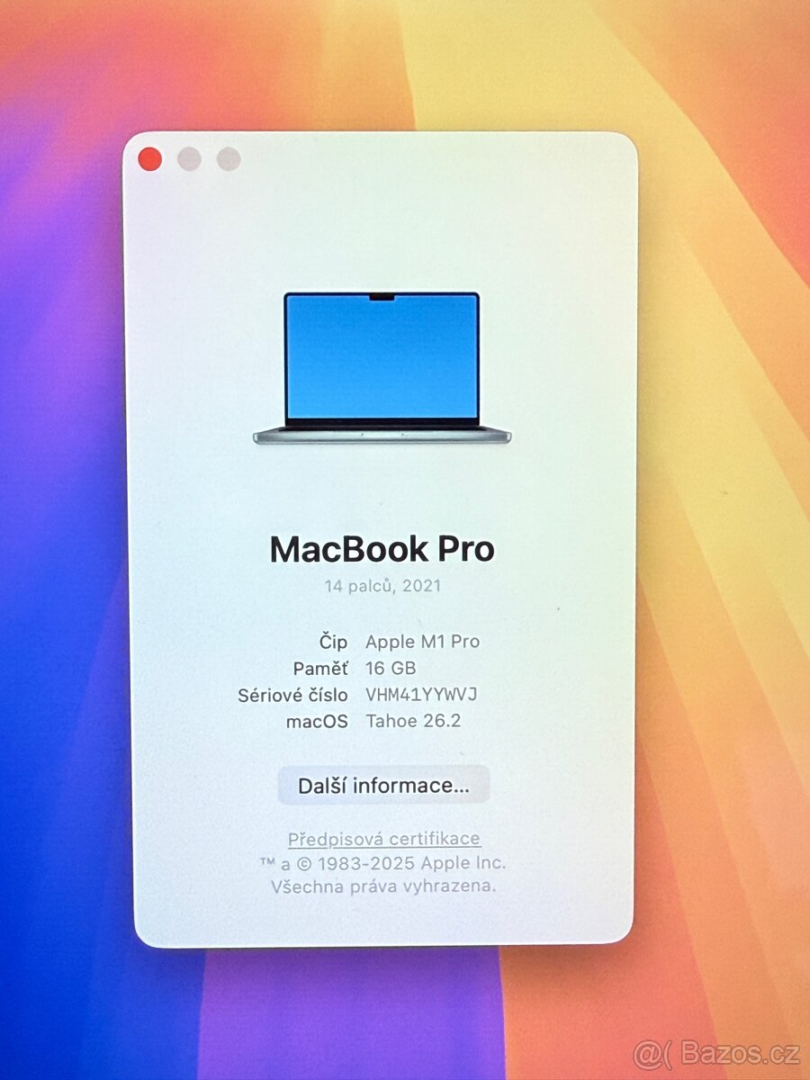MacBook PRO 14” M1 PRO 2021 - 6
