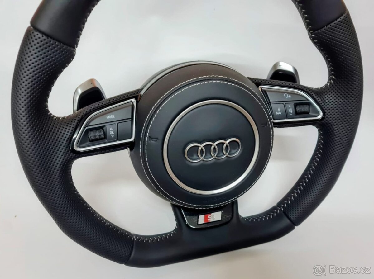 AUDI MULTIFUNKCNY VOLANT S AIRBAGOM A PADLAMI . - 6