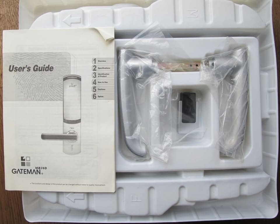 Bezpečnostní kování bezklíč, otisk prstu iREVO Gateman - 6