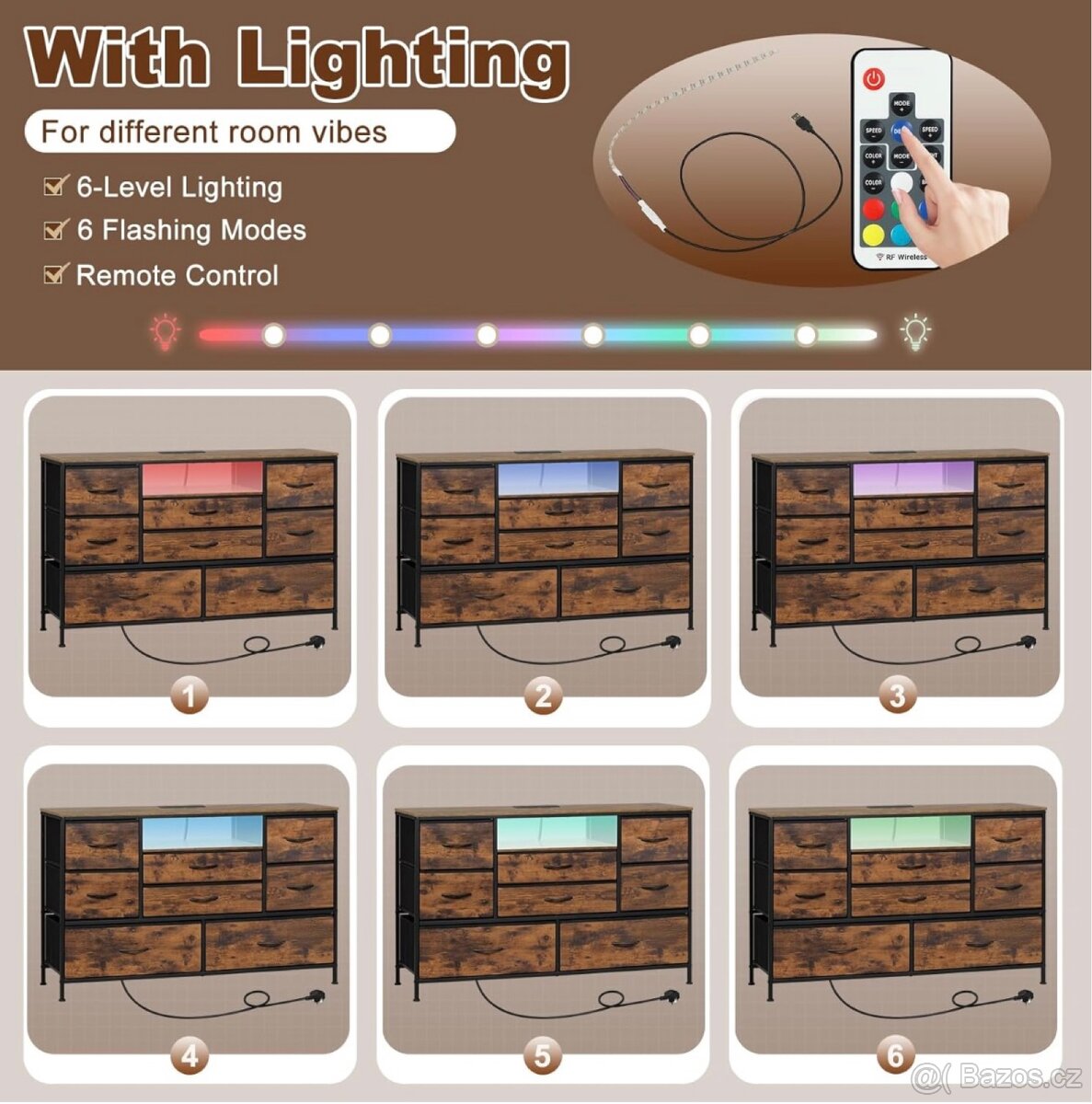 Komoda se zásuvkami NOVÁ - 6