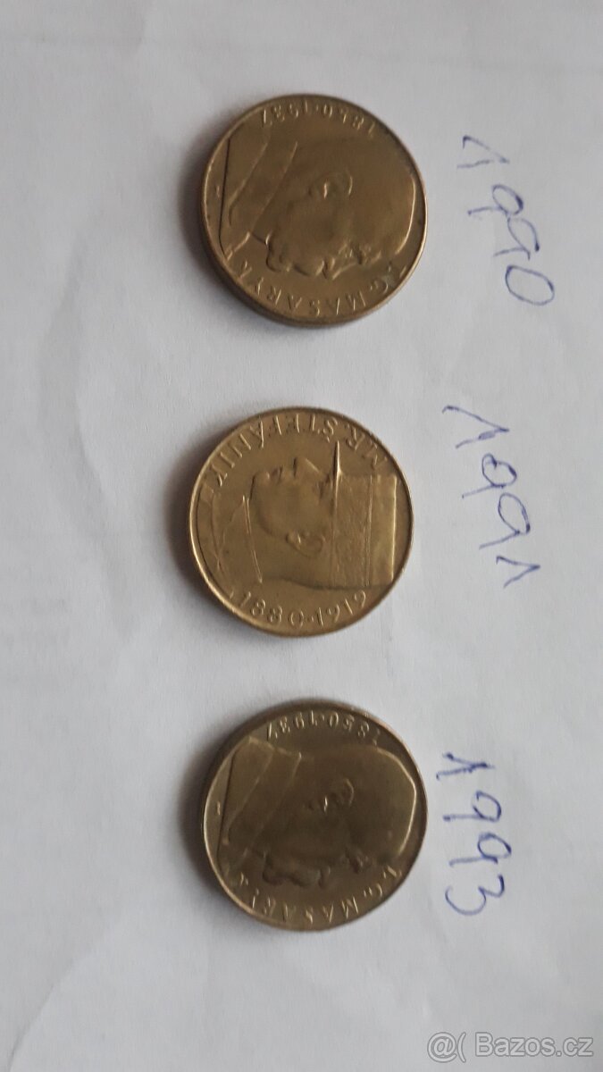 Mince Milenium 10 kč 20 kč - 6