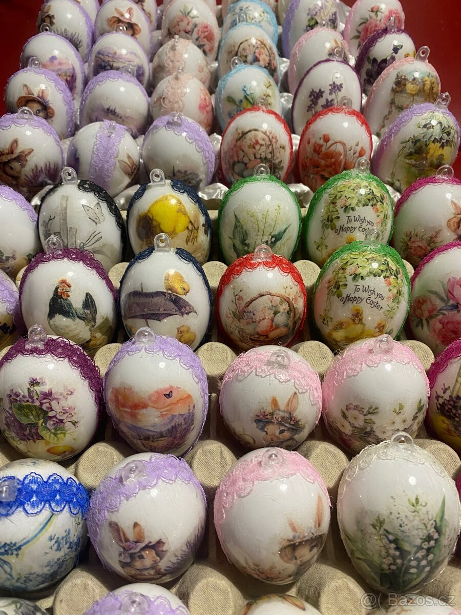 Skleněná velikonoční vajíčka - 6