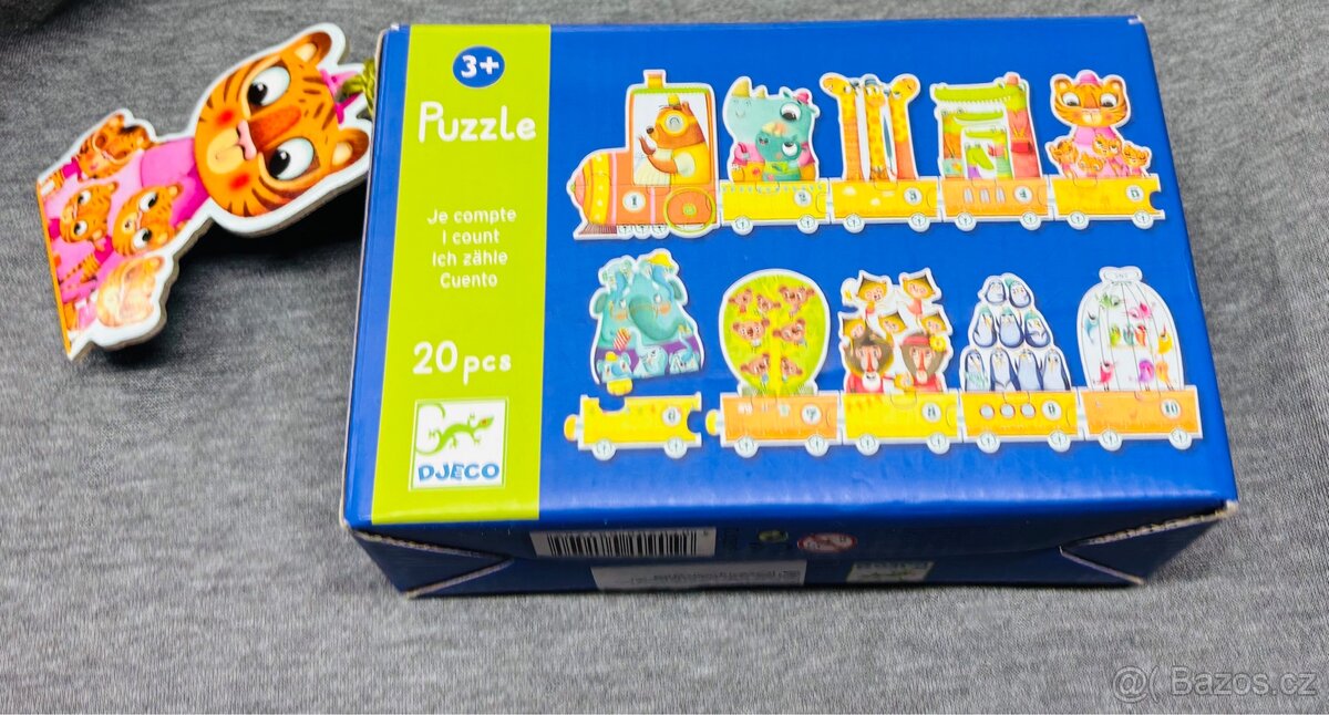 TOP stav - 2x puzzle Djeco: Duo Numbers+Je compte - 6