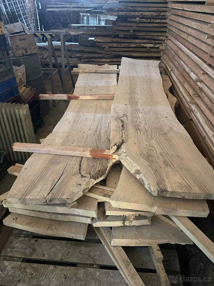 5 let suchý MODŘÍN a TOPOL – truhlářské fošny a prkna (Jičín - 6