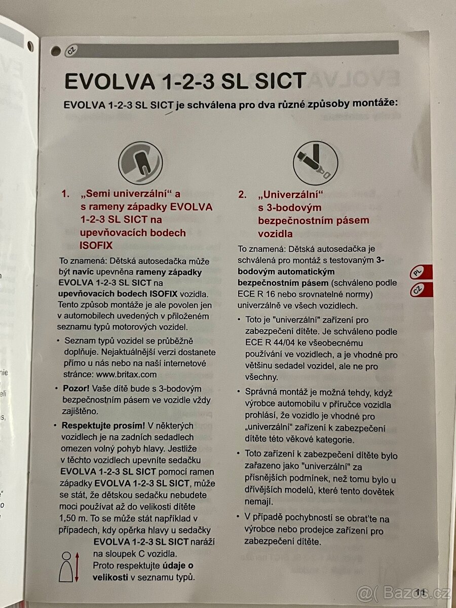 Autosedačka Römer Britax - 6