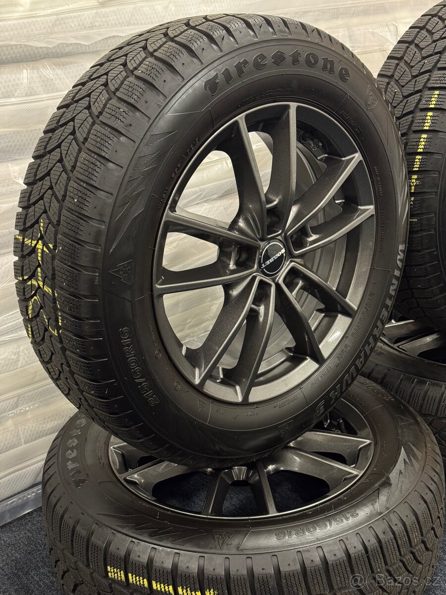 215/60 R16 zimní sada kol Borbet - 6