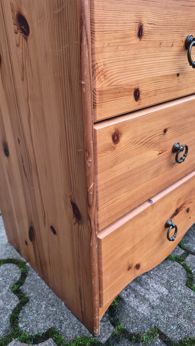 Komoda / skříň - masiv - 82x37x86 cm (š-h-v) - 6