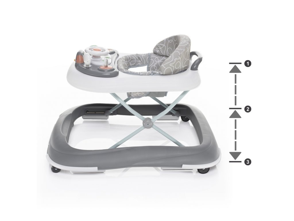 ZOPA Chodítko Fiesta, Grey/White - 6