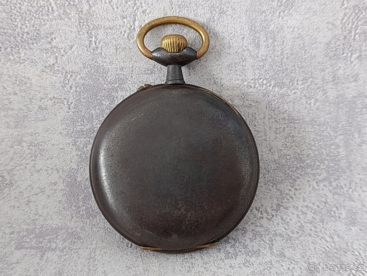 Obrovské kapesní hodinky Regulateur 67mm s průhlednou pracho - 6