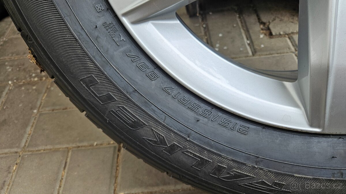 Zánovní Letní Sada Alu 5x112 215/65 R17 VW Tiguan - 6