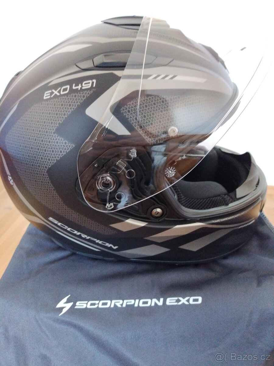 Integrální přilba Scorpion s interkomem MaxTo M2 - 6