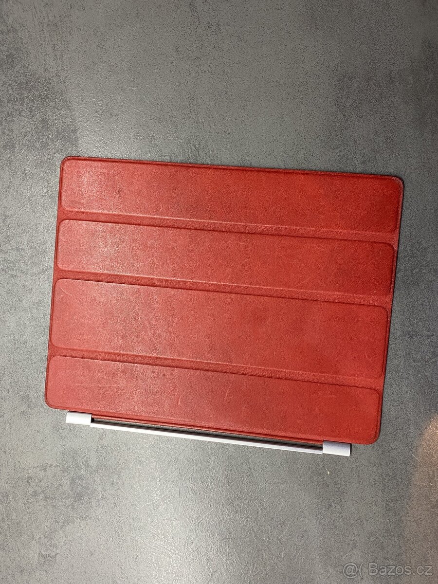 obal na iPad červený kožený - 6