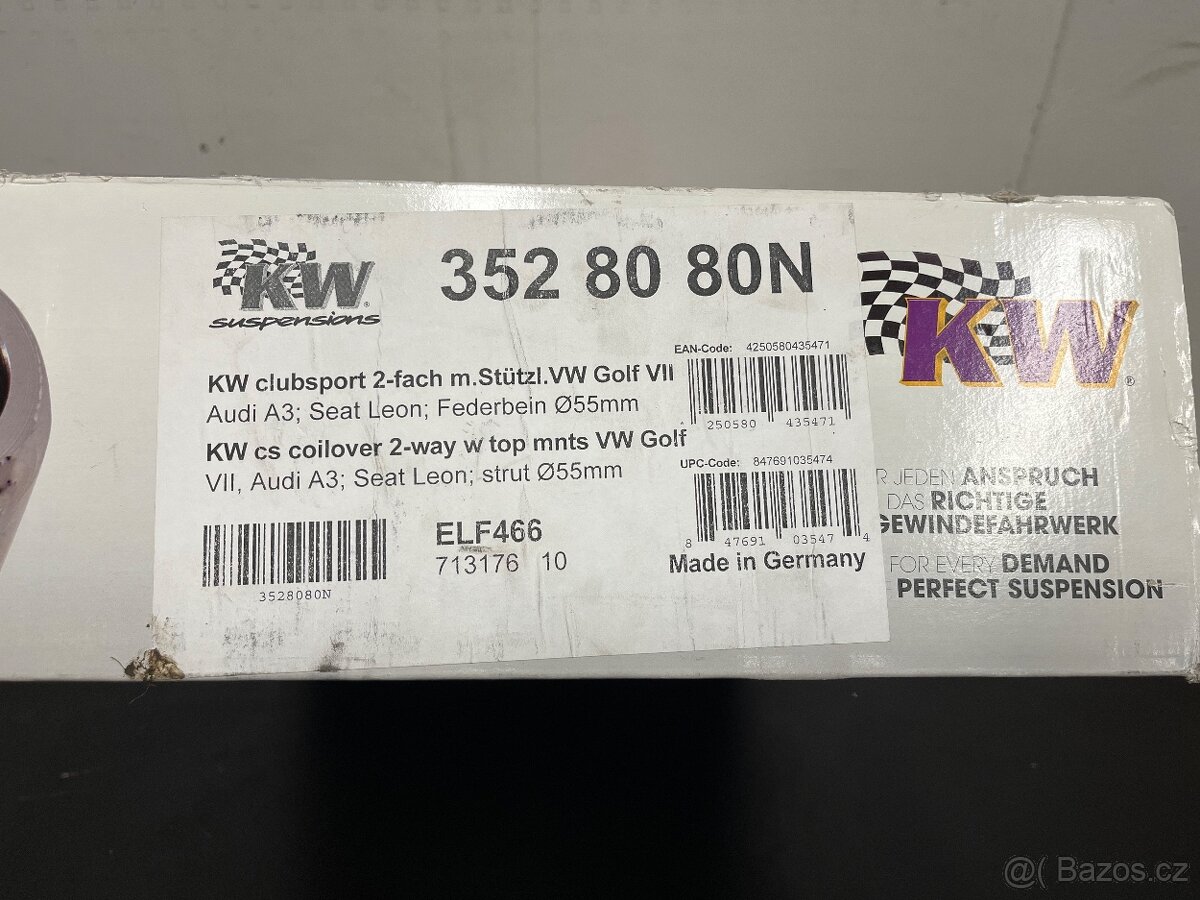 VW Golf 7 R Stavitelný Podvozek KW - 6