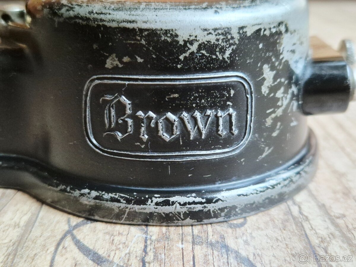 Starožitný trychtýřový reproduktor S.G.Brown LTo., 1925 - 6