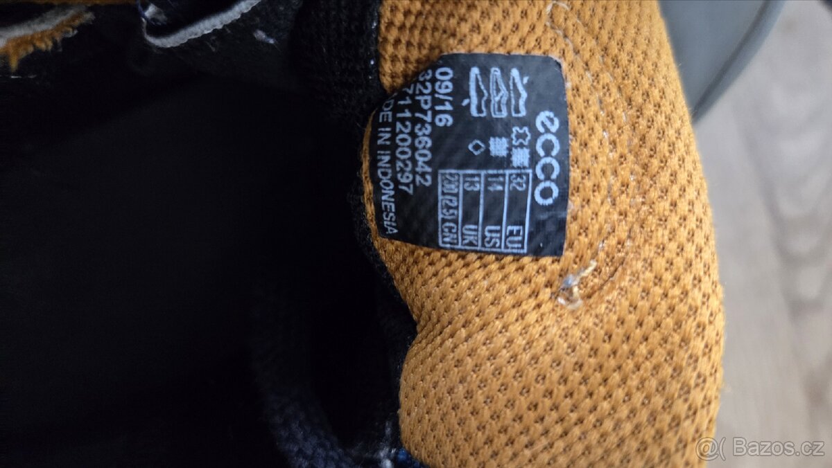 Ecco dětské kožené boty vel 32 - 6
