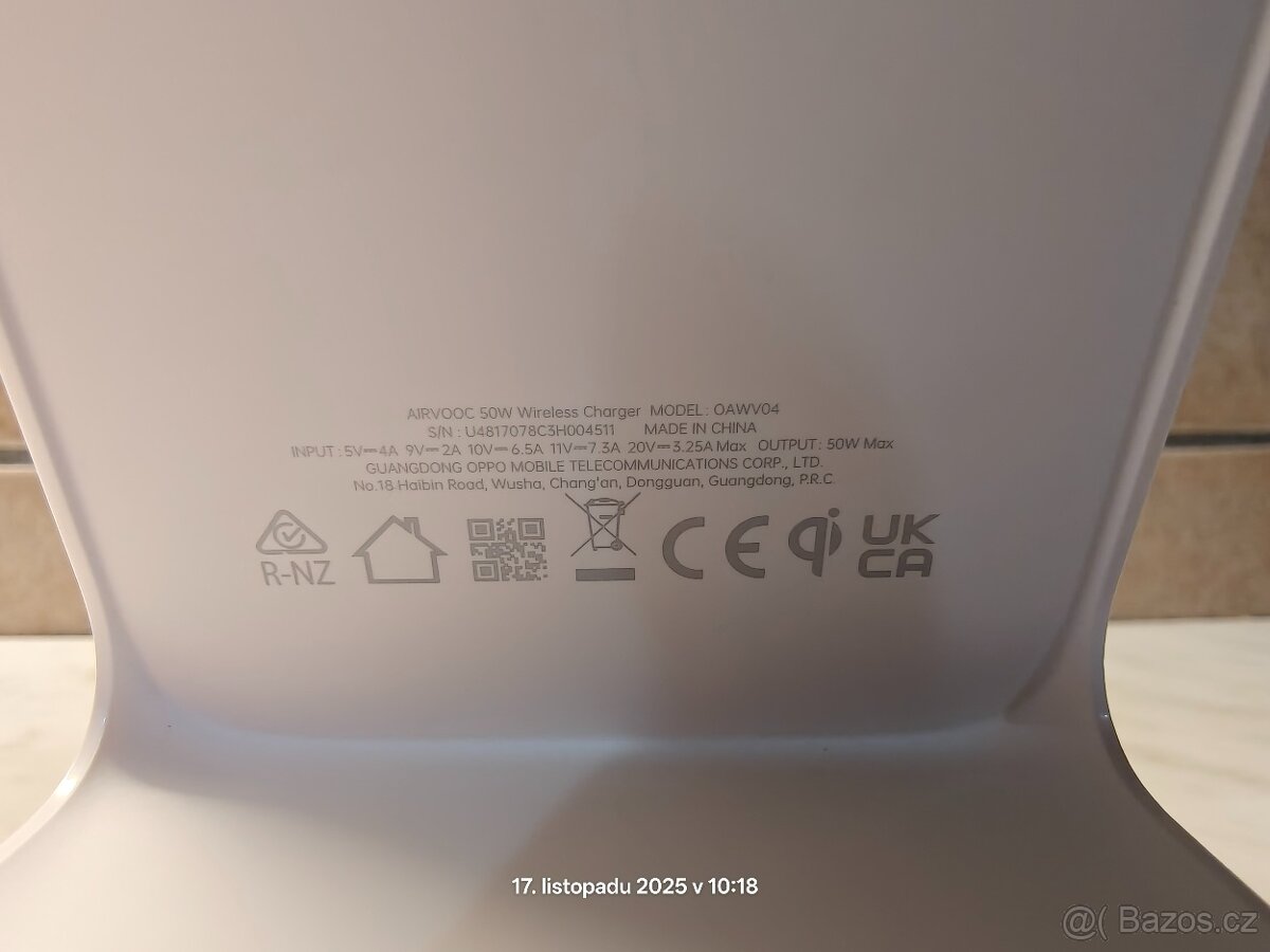 Oneplus/OPPO/Realme Airvooc 50W bezdrátová nabíječka - 6