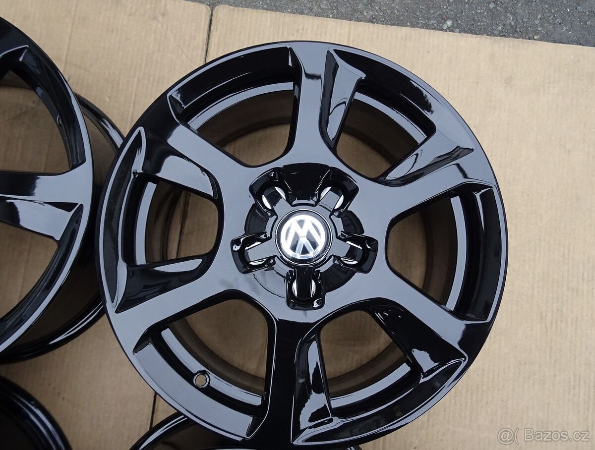 Alu disky černé origo Audi, 16", 5x112, ET 45, šíře 7,5J - 6