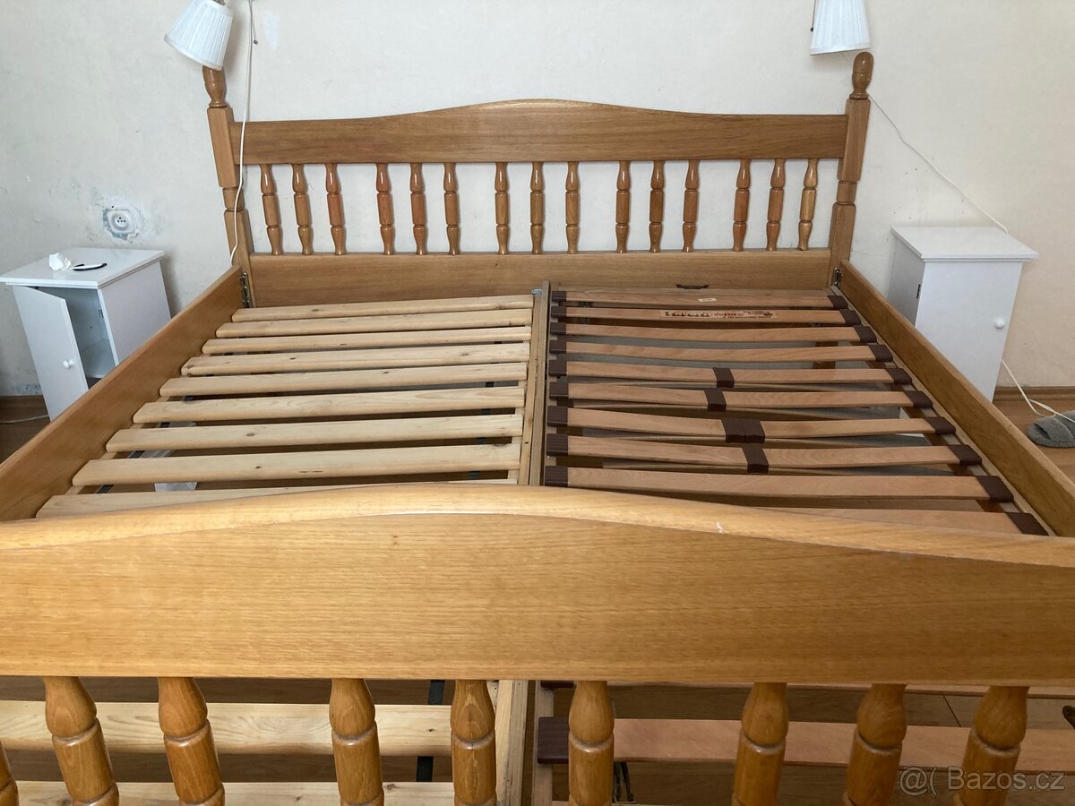 Prodám postel z masivu - 6
