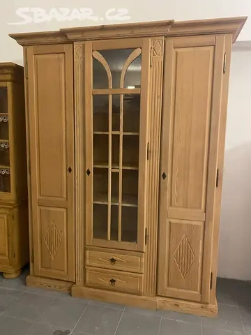 Obývací stěna, vitrína, knihovna - 6