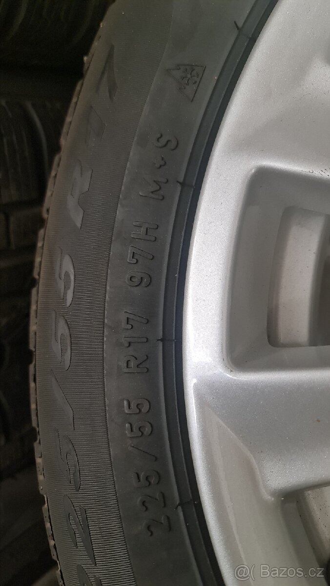 BMW řada 5 a 6 zimní sada alu kol original - 6