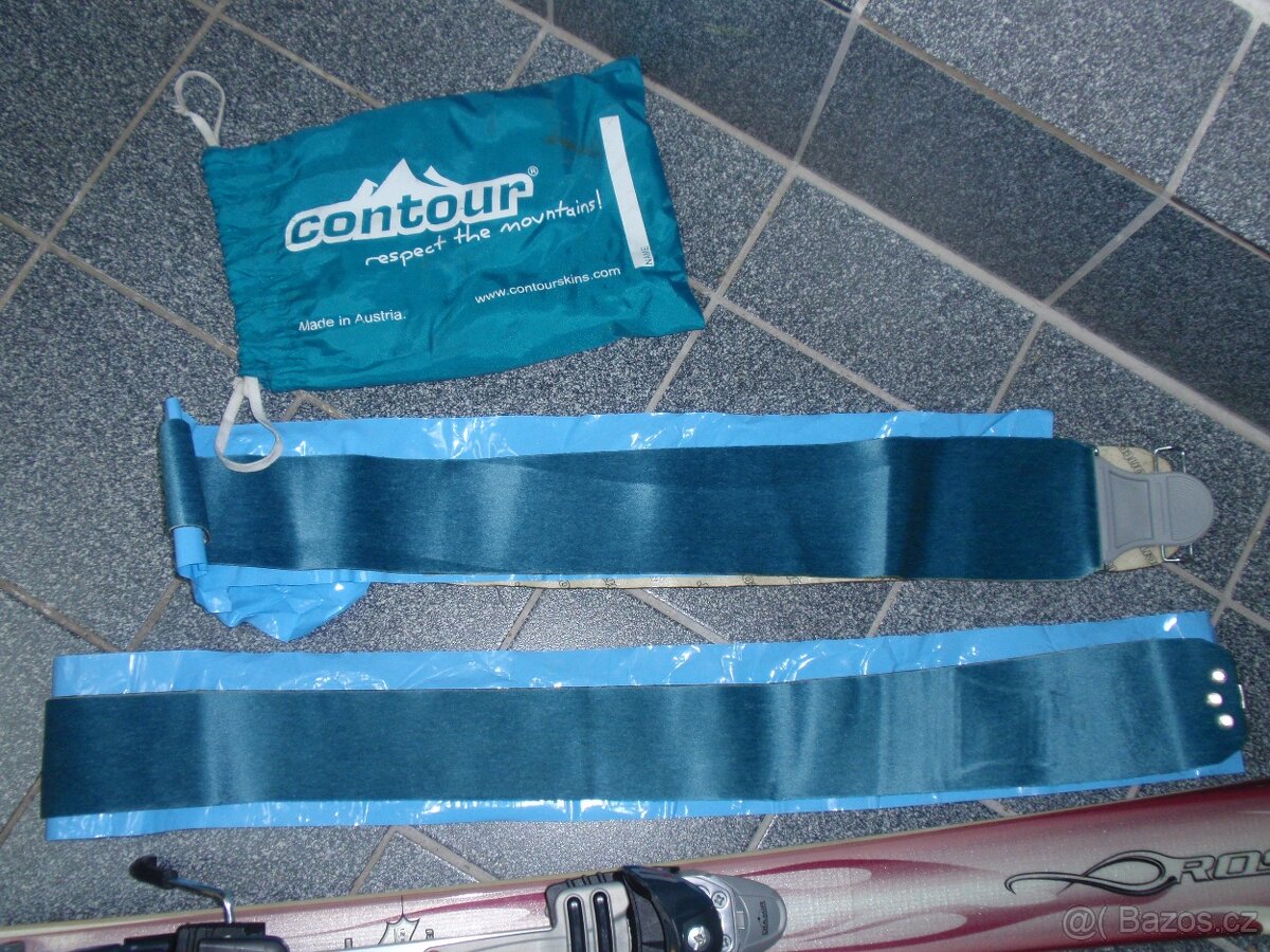 SUPER DÁMSKÉ SKIALPY LYŽE ROSSIGNOL BANDIT 154 CM+SKINY - 6