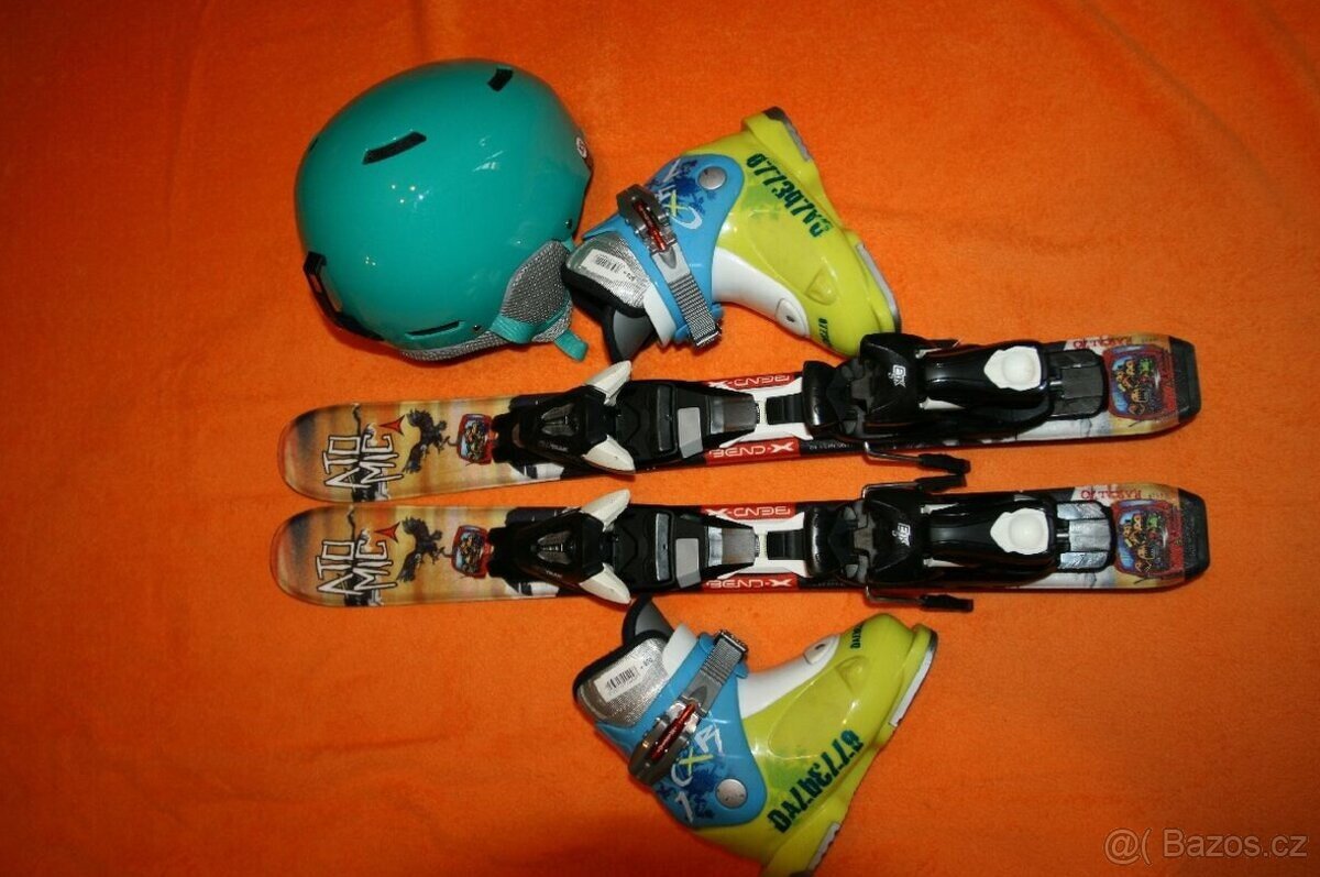 detské lyže atomic 70 cm , lyžáky - 6