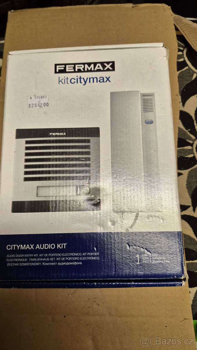 Domovni telefon, hláska Fermax 6201, zdroj,krabice,telefon - 6