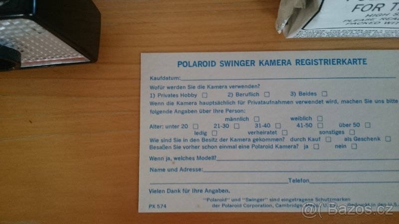 Polaroid Land camera swinger model 20 - 6