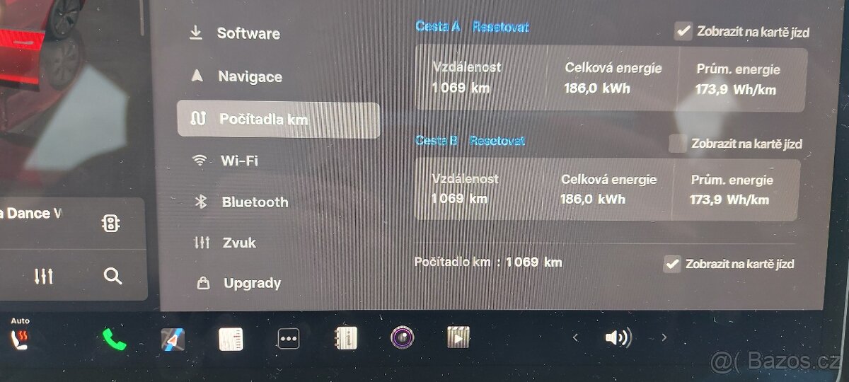 Tesla3-letní origo pneu Michelin e Primacy 235/45 R18,zánovn - 6