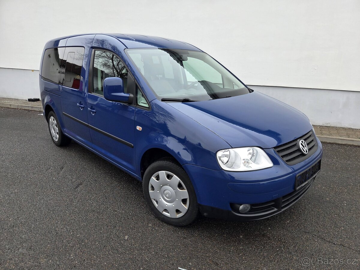 Caddy Maxi 1.9TDI 77kW 7.míst,tažné,serviska,tempomat - 6