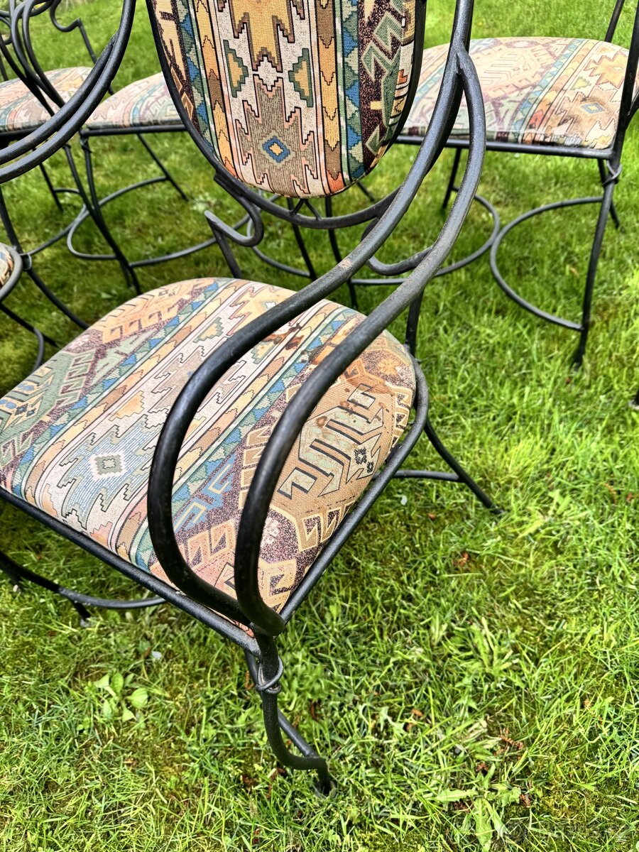 Luxusní kovové židle - 6