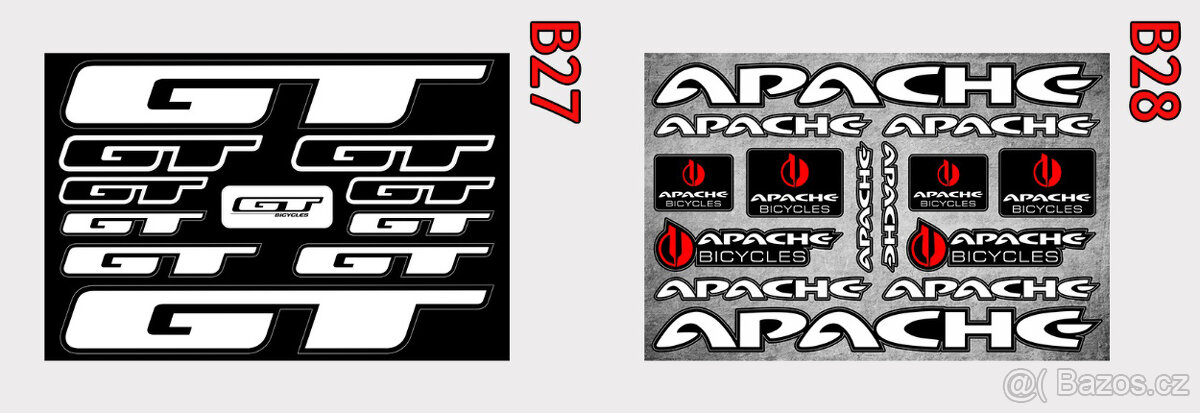 Polepy na kola Cannondale, RockShox, Trek, Merida, GT, Giant - 6