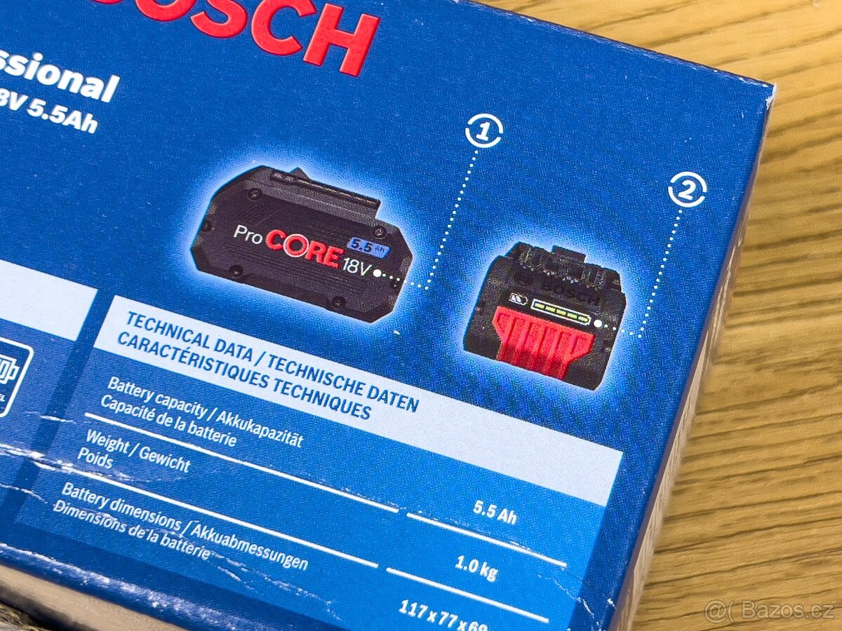 Bosch ProCORE 18V 5.5Ah NOVÝ NEOTVORENÝ akumulátor - 6