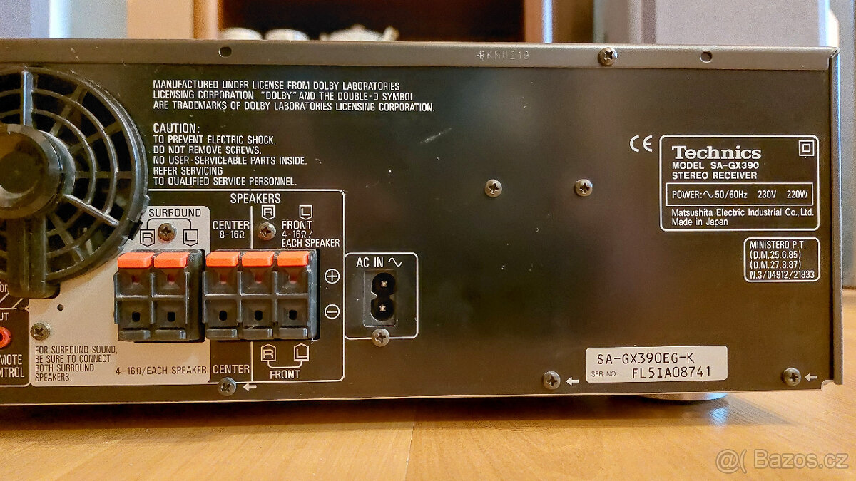 Receiver Technics SA-GX390+DO - 6